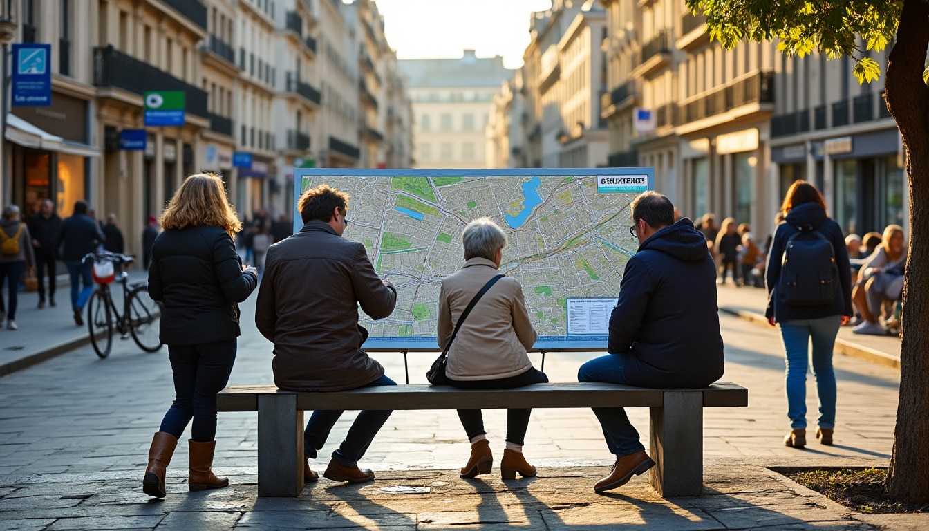 Illustration: S’orienter à Bordeaux : carte et descriptions détaillées de chaque quartier