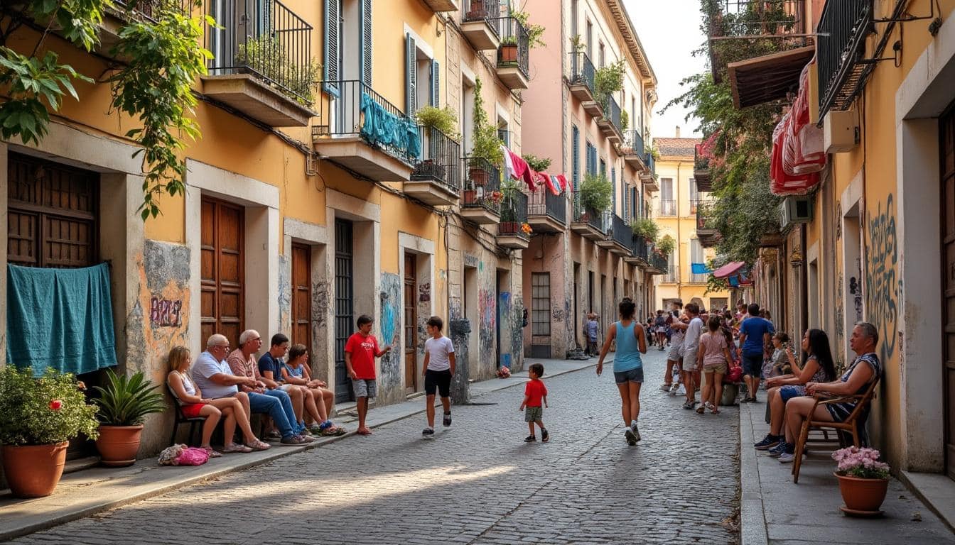 Illustration: Explorer la géographie et la vie quotidienne au cœur du quartier Saint-Jacques à Perpignan