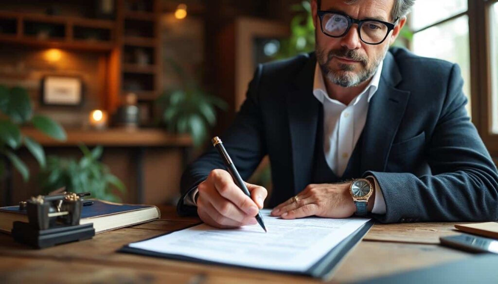 Signature du notaire lors de la lecture de l’acte authentique : mode d’emploi