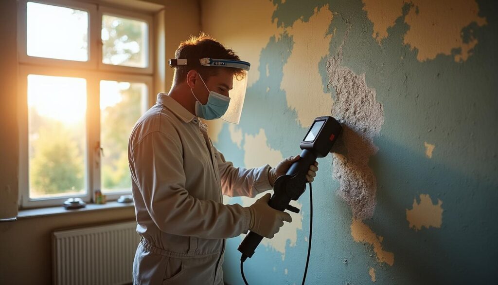 Comment réaliser un diagnostic amiante dans un mur intérieur avant la vente