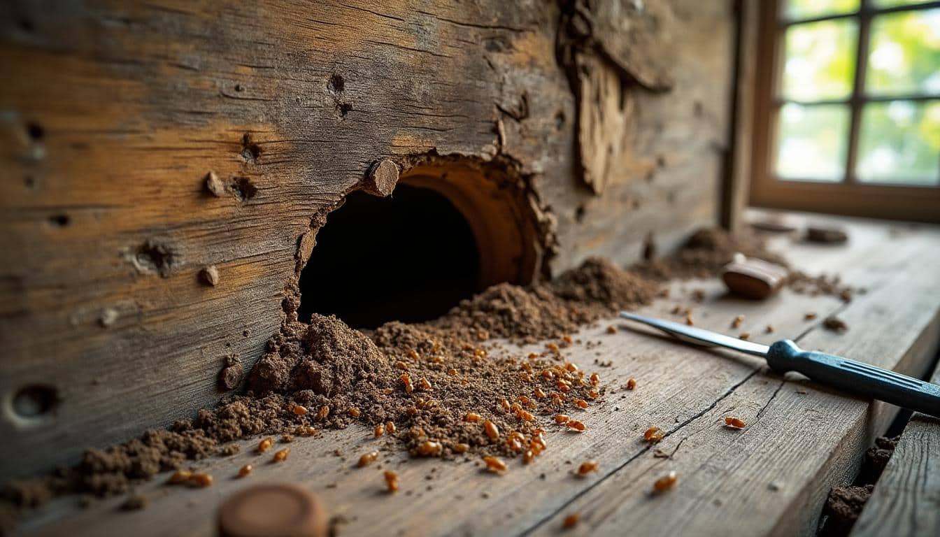 Illustration: Comprendre les termites et leur impact sur la charpente en bois